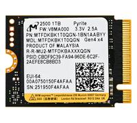 Micron SSD NVMe 1 to 2500 M.2 2230 PCIe Gen 4.0x4 jusqu'à 7100 Mo/s Compatible avec Les Mini Ordinateurs Portables Steam Deck Surface Ally