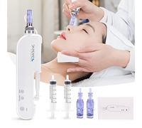 Microneedle Électrique Dermapen Micro-aiguille Automatique Stylo d'injection Nano-introduction de Lumière d'eau pour Anti-âge, Blanchiment, Rajeunissement, Acné, Hydratation de la Peau
