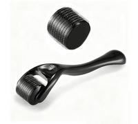 Microneedling Roller avec titane 540 pour anti-rides pour le visage et le corps, vergetures, perte de cheveux, cicatrices, hyperpigmentation, micro pour soins de la peau et des cheveux, pour homme et