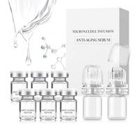 Microneedling Serum, Micro Infusion Visage, Microneedling Visage con 6 PCS Microneedling Serum+2 PCS Microneedling Hydratant, Anti-Rides, Enhances Elasticity
