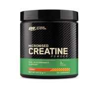 Optimum Nutrition Créatine Micronisée en Poudre, Goût Orange, 247.5g, 55 Doses