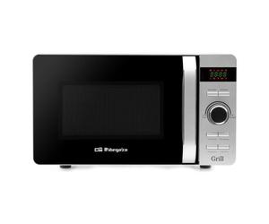 Microondas Orbegozo MIG 2052 20 Litros 700W con Grill 800W y Tecnología Flatbed