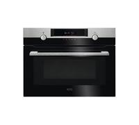 Four Encastrable Email lisse Compact 6000 Micro-ondes & Gril - AEG KMK525860M