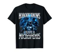 Micropenis Funny Inappropriate Men Rude Wolf Embarrassant T-Shirt