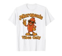 Micropenis Vibes Only Funny Retro Saucisse Wiener Petit pénis T-Shirt
