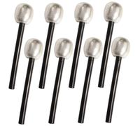 Microphone, 8 pièces pour enfants, microphone de jeu, faire semblant en plastique pour les enfants, jouet creux de 9 pouces pour les cadeaux fête, accessoire photo style 1 faire semblant pour
