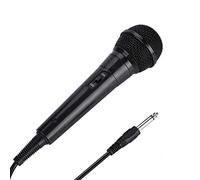 Microphone à câble de karaoké Portable, Lecteur de Microphone à Voix Claire VBESTLIFE pour karaoké (Noir)