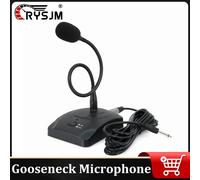 Microphone À Col De Cygne,Diffusion Professionnelle,Microphone De Bureau Filaire Haute Sensibilité Pour Conférence,Cours De Streaming En Direct.