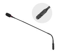 Microphone à Col de Cygne Flexible avec Pare-Brise, Construction en Alliage D'aluminium, Reproduction Sonore Améliorée, Application Polyvalente pour Les Salles de Conférence, Les