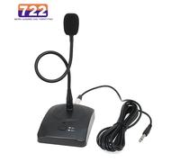 Microphone À Col De Cygne Micro De Conférence Professionnel Diffusion Capacitive Microphone De Bureau Filaire Flexible Haute Sensibilité.