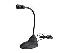 Microphone à col de cygne, support Flexible, Mini Studio, prise 3.5mm, filaire, pour ordinateur, PC de bureau, Notebook, discours d'école