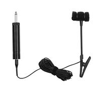 Microphone à condensateur filaire à clipser pour saxophones, cors, trompettes, clarinettes, instruments de musique avec 3 prises de 5 mm et 6 conversions de 35 mm, performance en direct, pratique