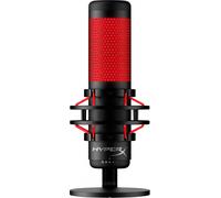 Microphone à condensateur HyperX QuadCast RGB, USB, filtre anti-pop, noir-rouge