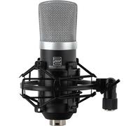 Microphone a Condensateur Kit Studio Grand Membrane Enregstrement XLR Noir