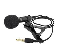 Microphone à condensateur Lavalier à Clip, micro filaire pour téléphone Portable, Mini stéréo HiFi, qualité sonore