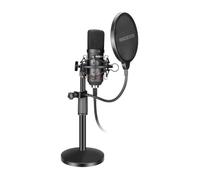 Generique Microphone à condensateur Mozos MKIT-900PRO 192 kHz / 24 bits Cardioïde Filaire