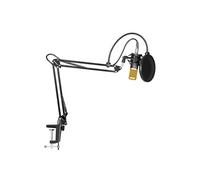 Microphone à Condensateur NW-800, Microphone USB pour Studio Enregistrement, Micro Kit avec NW-35 Bras de Suspension Réglable avec Support Antichoc