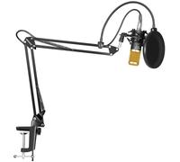 Microphone à Condensateur NW-800, Microphone USB pour Studio Enregistrement, Micro Kit avec NW-35 Bras de Suspension Réglable avec S