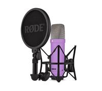 Microphone à condensateur - RØDE - NT1 Signature - Violet - Studio silencieux - Accessoires inclus