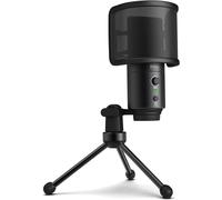 Microphone À Condensateur Usb De Bureau Pour Ordinateur Et Mac, Micro De Studio Avec Filtre Anti-Pop, Contrôle De Gain, Bouton De Silence[X70]
