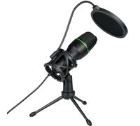 Microphone À Condensateur USB Pour PC - Microphone À Condensateur Pour Jeu | Interface Avec Double Mode Pour Composant D'Équipement Électronique Pour Le Jeu Voix Chant Enregistrement Et Conférence Vid