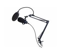 Auvisio Microphone à condensateur USB professionnel avec support articulé