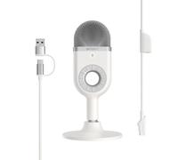 Microphone à condensateur USB Simorr Wave U1 avec support de table et prise jack