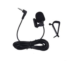 Microphone à électret haute sensibilité pour une voix claire | Microphone externe 3,5 mm pour autoradio, microphone externe filaire pour appareils de communication de conduite, omnid