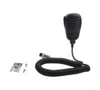 Microphone à main MH-31B8 avec haut-parleur pour Yaesu FT-847 FT-920 FT-990 FTDX5000 FTDX9000, boîtier ABS robuste, câble spirale en TPU de 1,5 m, grand bouton PTT, design ergonomique, noir