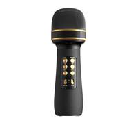 Microphone à main sans fil, avec Bluetooth WS-898, karaoké, double haut-parleur, à condensateur, lecteur de chant, pour iOS, Android, pour Smart TV