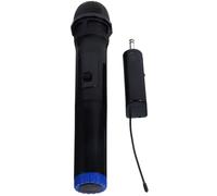 Microphone à Main sans Fil Professionnel avec Récepteur Noir