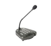 Microphone à mémoire numérique Rondson PAD 500 Microphone de table numérique avec enregistrement d'annonces et lecture de fichiers MP3 mémorisés,