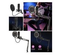 Microphone à perche streaming GAMING VLOGGER TIK TOK USB professionnel avec filtre anti-pop flexible à 360°