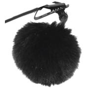 Microphone à rabat avec pare-brise classique de 6 à 20 mm de diamètre qui offre une réduction du bruit pour capturer le son en plein air