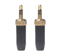 Microphone à revers 3.5mm, prise Audio avec câble à filetage interne M6, prise mâle 6.35mm à connecteur femelle 3.5mm, casque d'écoute