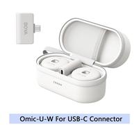 Microphone à revers Lavalier sans fil pour iPhone iPad Android type-c Smartphone Youtube enregistrement,Omic-U-W For USB-C Connector