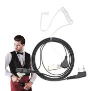 Microphone à tube acoustique - Oreillette de rechange discrète, design ergonomique, pièces audio pour professionnels, amateurs de communication, adultes et adolescents