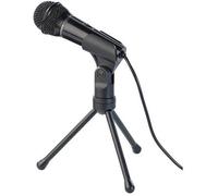 Microphone - Auvisio - Omnidirectionnel - PC et Mac - Trépied réglable - Jack 3,5 mm