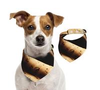 Microphone avec imprimé note de musique pour animal de compagnie - Accessoire pour l'hiver - Cadeau saisonnier et tenue de vacances