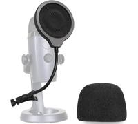 Microphone Blue Yeti Nano Bonnette en Mousse avec Filtre Anti Pop - Mousse Micro avec Bouclier de Microphone 3 Couches Améliorant la Qualité Sonore pour Microphone Yeti Nano par