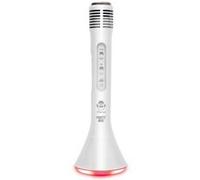 Microphone Bluetooth® iDance sons et lumières Blanc Blanc G