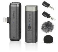 Microphone BOYA BY-WM3D sans fil Cravate Professionnel avec adaptateur TRS / TRRS 3,5 mm Adaptateur Lightning