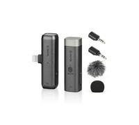 Microphone BOYA BY-WM3D sans fil Cravate Professionnel avec adaptateur TRS / TRRS 3,5 mm Adaptateur Lightning