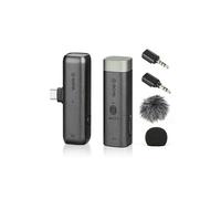 Microphone Boya Microphone BY-WM3U Cravate sans fil Professionnel avec adaptateur TRS / TRRS 3,5 mm Adaptateur de type C