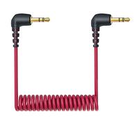 Microphone/Caméra Câble 3,5 mm TRS mâle vers TRS mâle Replacement pour Rode SC2 Angle Droit Connecter des Micros à la Caméra/Enregistreurs Compatible avec Caméra DSLR GH5 GH3 Micro Zoom H1N H5 H6…