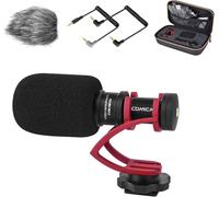 Microphone Caméra Compact Cvm-Vm10Ii Micro Directionnel À Condensateur Avec Wind Muff Microphone Cardioid Shotgun Pour Dslr Caméra Canon,Nikon,Fuji,Sony,Pana ,Smartphones Etc.(Roug[HDM5232296]