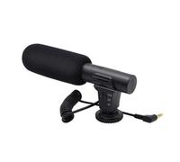 Microphone Caméscope Stéréo Microphone Caméra Vidéo Entretien Mic Pour Nikon Canon DSLR Camera