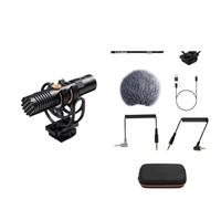 Microphone Canon Compatible avec caméra COMICA avec Support Antichoc et condensateur cardioïde for Enregistrement sur Smartphone, Reflex numérique et caméra d'action(VM10 Pro)