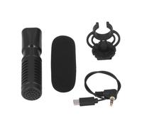 Microphone canon Plug and Play, sans pile, installation facile pour reflex numériques et smartphones, microphone directionnel pour un enregistrement