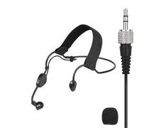 Microphone cardioïde de rechange ME3-II pour casque sans fil Sennheiser EW-DX-SK avec connecteur de 3,5 mm, condensateur, noir